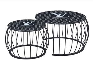 Tavolino da Caffè Moderno di Lusso con Base <span class=keywords><strong>in</strong></span> Ferro Dorato, Piano <span class=keywords><strong>in</strong></span> Vetro e Luci LED, Disponibile <span class=keywords><strong>in</strong></span> <span class=keywords><strong>Marmo</strong></span> Bianco o Nero - Product Image 5