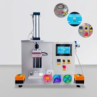Machine de fabrication d'échantillons de lessive liquide semi-automatique en dosettes, emballage de sachets, remplissage et scellage de film hydrosoluble, personnalisable