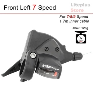 MicroNEW 3x7-3x11スピードMTB自転車ディレイラー前後シフトレバー、マウンテンバイクサイクリングパーツ、耐久性のある合金製 - Product Image 6