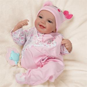 Babeside Leen 20 ''Lovely Hearts Infant Realista Baby Girl Multifuncional Reborn Dolls con Heartbeat Coos and Breath - Product Image 3