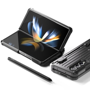 Thiết Kế Sang Trọng Điện Thoại Di Động <span class=keywords><strong>Shell</strong></span> Trường Hợp Đối Với Samsung Galaxy Z Gấp 4 5G Trường Hợp Với <span class=keywords><strong>Slide</strong></span> Ống Kính Máy Ảnh Bìa - Product Image 1