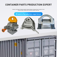 Accessoires et pièces de conteneur marin en acier ISO Serrures hélicoïdales de conteneur d'expédition longue durée pour conteneurs logistiques portuaires