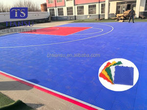 Superficie para Cancha de Baloncesto de 20 pies x 20 pies para Patio Trasero en Varios Colores con el Logotipo de Jordania - Product Image 5