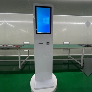 Kiosk Vé tự phục vụ 21.5 inch với đầu đọc mã <span class=keywords><strong>qr</strong></span> và chức năng thanh toán cho các bệnh viện ngân hàng công viên giải trí hàng đợi - Product Image 5