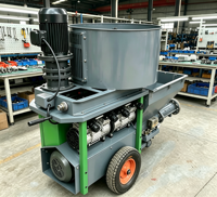 Machine à projeter du mortier légère et compacte 220V 3m²/h pour petits entrepreneurs et projets de plâtrage DIY