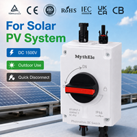 Interrupteur photovoltaïque DC-PV2 MXNQ-40 1500V 32A IP66 2P 4P, interrupteur de déconnexion solaire certifié CE
