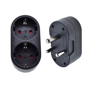 Neuer 2-Wege-Eu-zu-AU-Stecker adapter 10A Double Schuko Euro nach Australien Typ-I-Verlängerungskonverter-Adapter Au-Reisest ecker adapter - Product Image 6
