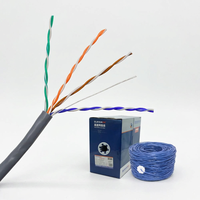 Cable de Red Ethernet Cat5e, Cable LAN de 0.50mm CCA 24awg 4pr 305m UTP FTP 1000ft, Cable de Red Interior Cat5e
