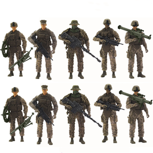 Venta al por mayor Figura <span class=keywords><strong>DE</strong></span> ACCIÓN PVC Juguete militar Guerrero militar Soldado Muñeca Figura <span class=keywords><strong>de</strong></span> acción - Product Image 6