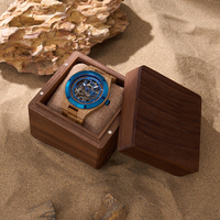 Montre automatique DODO DEER en bois d'olivier naturel, résistante à l'eau, mouvement Hangzhou, édition limitée de luxe avec votre propre marque