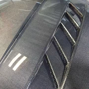 <span class=keywords><strong>Cubierta</strong></span> de Motor Tubular Negra de Fibra de Carbono para Audi A4 B9 S4 RS4 B9.5, Nueva Condición con Pernos YX - Product Image 5