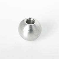 Esfera Hueca de Acero Inoxidable y Aluminio, Fabricada con CNC, de Alta Precisión, Superficie Lisa, Ligera, para Conexión Mecánica