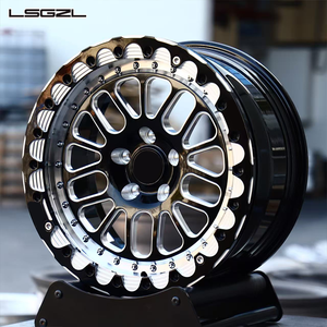 LSGZL 1 pièce Jante concave en alliage forgé pour voiture de course Drag Racing Beadlock 5x114.3 5x130 5x120 5x112 15 16 17 18 20 pouces pour <span class=keywords><strong>Gtr</strong></span> Bmw - Product Image 3