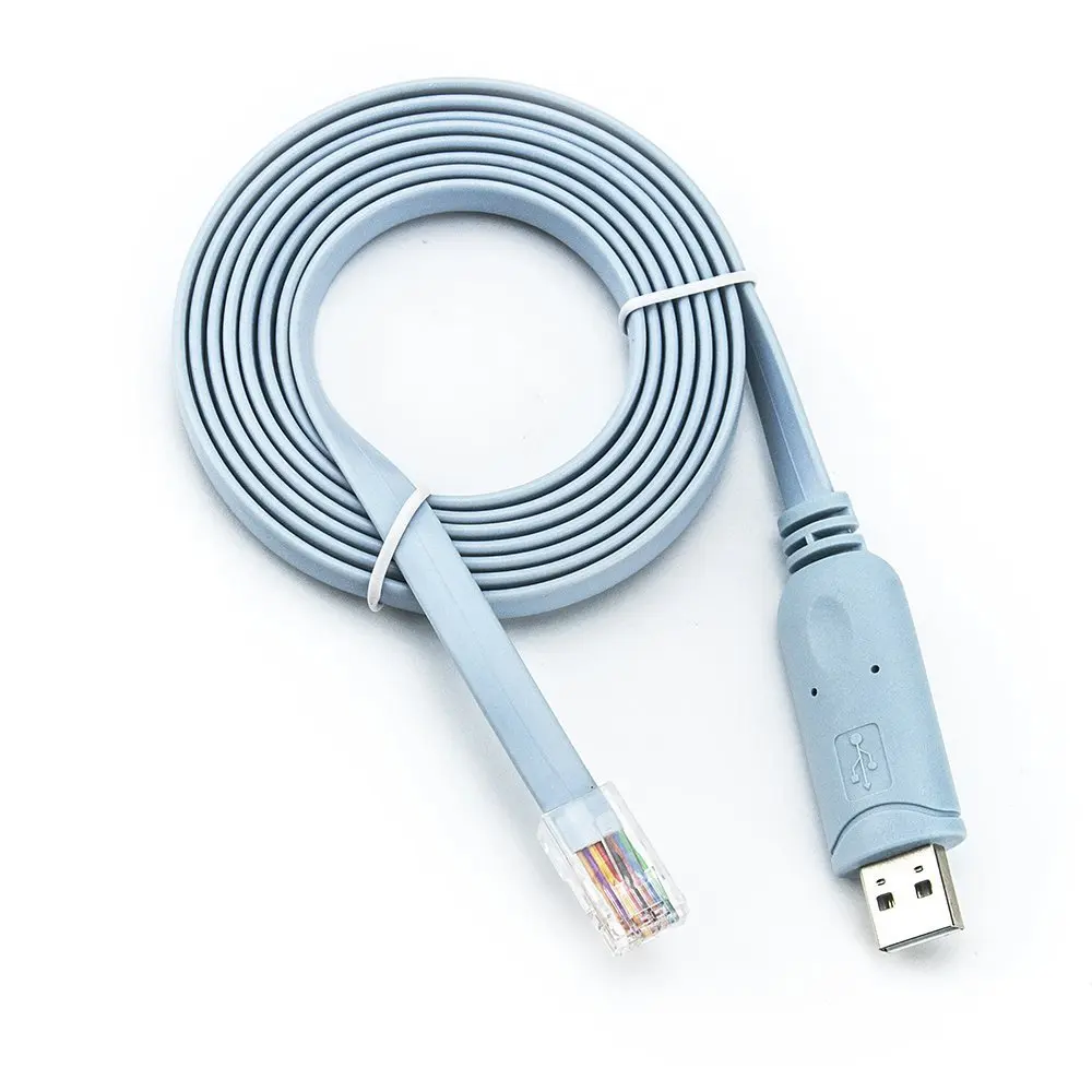 อะแดปเตอร์คอนโซล ZT213 FT232RL FTDI ของแท้6FT สาย USB เป็น RS232สาย RJ45 CAT5สาย USB สำหรับเราเตอร์ USB Type Standard