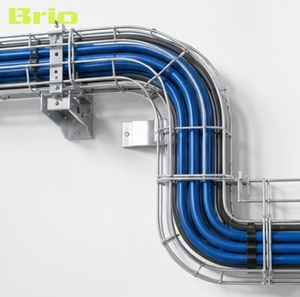 Vassoio in rete metallica zincata multiuso BRIO, ampiamente utilizzato nei progetti di cablaggio elettrico industriale, civile e municipale - Product Image 6