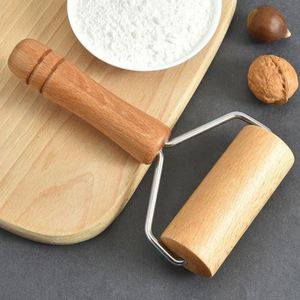 Rodillo de Masa de Madera Portátil Antiadherente, Rodillo Pequeño para Pizza, para Hornear y Cocinar en Casa - Product Image 6