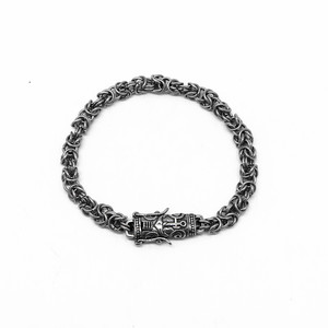 สร้อยข้อมือสมอเรือเงินธิเบตของผู้ชายสร้อยข้อมือแฟชั่น - Product Image 3