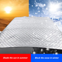 Housse de protection pour pare-brise de voiture de style sportif, imperméable, pare-soleil, pare-neige et pare-glace, pour le style et la protection du pare-brise