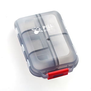Custom Portable Travel Pill Box Plastic Storage Cases for Pill Management Weekly Storage Cases