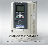 Variateur de fréquence industriel Yaskawa CIMR-GA70A2 monophasé 220V à commande vectorielle IP20 7,5KW-22KW