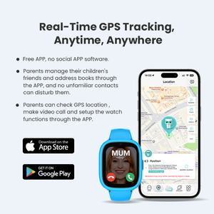Montre connectée LAGENIO K3 4G avec carte Nano SIM, GPS, WIFI, suivi LBS, réponse aux appels, appels vidéo, <span class=keywords><strong>SOS</strong></span>, étanche IP68, CE FCC, montre connectée pour enfants - Product Image 4