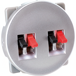 COMETE Silver Double Speaker Socket Productos de audio Accesorios - Product Image 1