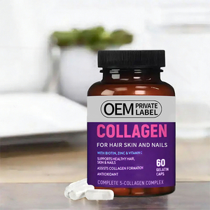 OEM/ODM Collagen Softgels with <strong>Biotin</strong> - Private Label Supplement for Hair Skin and Nails <strong>Vitamins</strong> - Product Image 2
