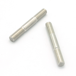 Stainless Steel Double End Thread <b>Welding</b> Stud Bolt With Two Nuts Industrial Fasteners Hardware <b>Kit</b> - Product Image 2