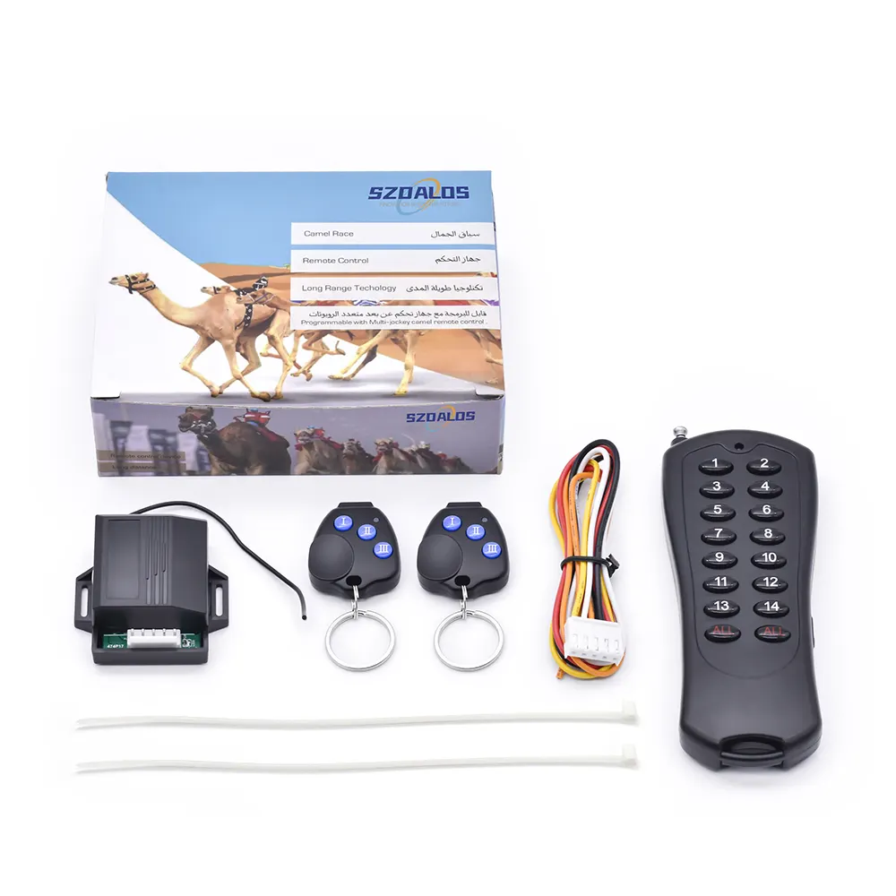 Camel sistem tanpa kunci dengan remote control, sistem remote kontrol untuk camel racing