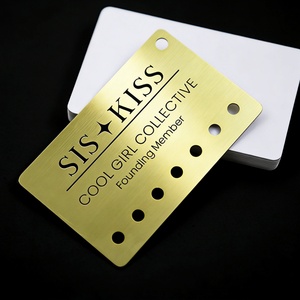 Tarjeta de Visita Metálica Hueca Personalizable de Alta Calidad, Cortada con Láser, de Acero Inoxidable - Product Image 3