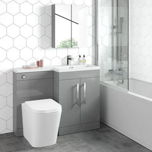 <span class=keywords><strong>Sanitas</strong></span> Modernas Para Casa De Banho Watermark WC Inodoro de piso de una pieza Tanque oculto Fácil instalación Lavabo australiano - Product Image 5