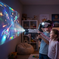 Máquina de Juego de Realidad Virtual para Interiores, Simulador de Disparos, Equipo de Realidad Virtual para Entretenimiento en el Hogar