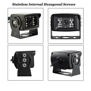 10.36 inch 4 kênh màn hình cảm ứng màn hình chia màn hình xe MP4 DVR Ghi màn hình sao lưu hệ thống <span class=keywords><strong>camera</strong></span> cho xe ngựa Trailer - Product Image 4