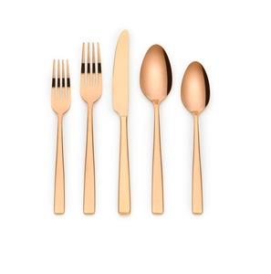 Juego de Cubiertos Metálicos Premium, Juego de Cubiertos Metálicos de Diseño Moderno para Hoteles y Restaurantes, Suministros de Cubiertos Metálicos - Product Image 2