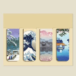 Promotional Gifts Starry Sky Oil Painting <b>Bookmark</b> Magnetic <b>Bookmark</b> Double-sided Paper Book Page Clip <b>Bookmark</b> - Product Image 6