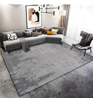 Tapis en velours de cristal extra large de grande taille de sortie d'usine pour le style d'hôtel de luxe de salon