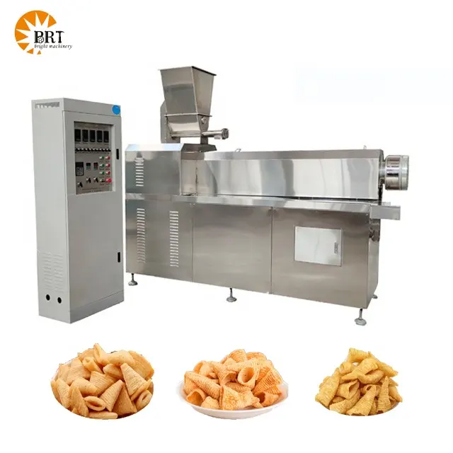 Mısır tortilla yapma ve pişmiş makine üretim hattı otomatik kızartma cips kızarmış aperatif yiyecek makinesi