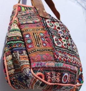 Indian Traditional Rajasthani Embroidered Antique Banjara Mirror <b>Work</b> Purse Bag Ethnic Gypsy Shoulder Bag - Product Image 5