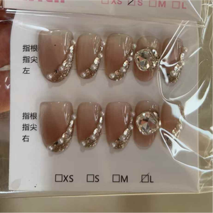 <span class=keywords><strong>Uñas</strong></span> Postizas Hechas a Mano al por Mayor, Material Acrílico de Alta Calidad, Diseños Cuadrados y Almendrados, Surtidos Aleatoriamente, Precio de Fábrica - Product Image 2