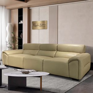 Keynes Modern PU <b>Leather</b> Sofa Waterproof Couch with Wooden Legs Lounge - Product Image 1
