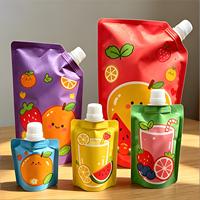 Pochette souple Doypack YSH personnalisée de 500 ml avec bec verseur, film brillant laminé, pour fournisseur de boissons