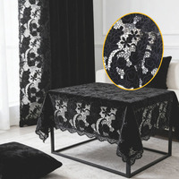 Tissu en dentelle brodée 2026 en gros, tissu en dentelle noire vintage pour la confection de robes de mariée