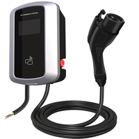 Nuevo Cargador para Vehículos Eléctricos de 7 kW 40A Tipo 1 con Pantalla Táctil de 4.3 Pulgadas, GBT J1772, Portátil, WIFI/APP, Certificado CE, IP54, AC230V, Control Inteligente