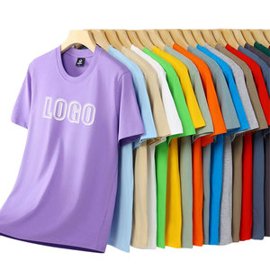 High Quality 180g 100% Cotton t Shirts Factory Price Manufacturer Custom Logo Printing T-Shirt Plain Unisex Women Men Tshirt