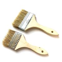 Pinceau de peinture de haute qualité personnalisé avec manche en bois de 3 pouces pour la construction