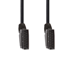สายเคเบิลสการ์ต ชายต่อชาย 1.5 ม. สีดำ การเชื่อมต่อเสียงและวิดีโอ - Product Image 2