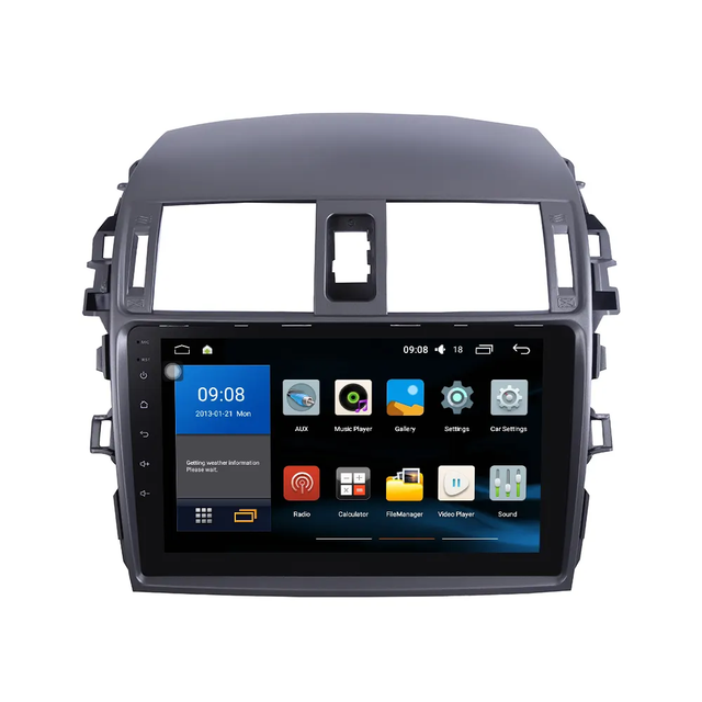 For Toyota COROLLA 2007-2013 Radio Headunit Device Double 2 Din Octa-Core Quad Android Car Stereo GPS Navigation Carplay