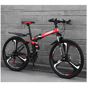 Vélo pliable 26 pouces à suspension intégrale / Vélo de montagne pour adultes Vélo de montagne Bicicleta Velo / Équipement de course sportive Cycles pour hommes - Product Image 1