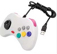 Manette filaire USB classique pour Sega Saturn, contrôleur de jeu, joystick pour SEGA Genesis MD2, manette de jeu