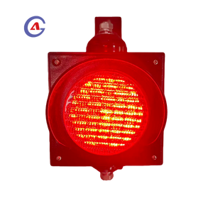 100Mm Dừng Màu Đỏ <span class=keywords><strong>LED</strong></span> Năng Lượng Mặt Trời Powered Giao Thông Mini Đơn Vị Duy Nhất Không Thấm Nước IP65 PC Polycarbonate Nhà Ở Kho Lối Vào Hướng Dẫn Tín Hiệu - Product Image 1